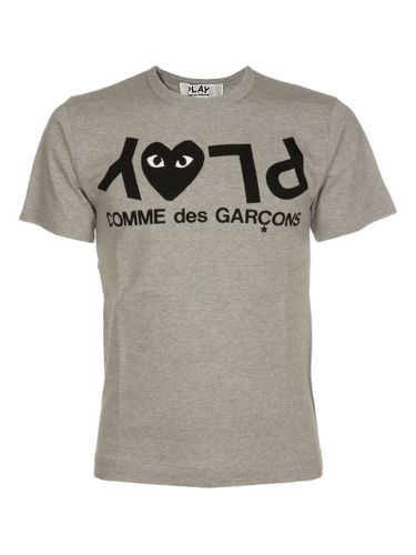 Logo Cotton T-Shirt - COMME DES GARÇONS PLAY - Modalova