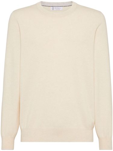 Cashmere Crewneck Sweater - Brunello Cucinelli - Modalova