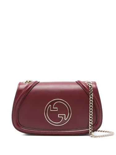 Blondie Medium Leather Shoulder Bag - Gucci - Modalova