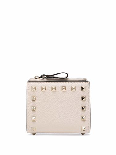 Rockstud Leather French Wallet - Valentino Garavani - Modalova