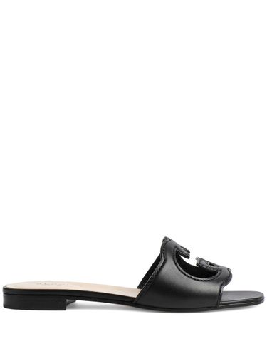 Gucci Gucci Cut Leather Sandals - Gucci - Modalova