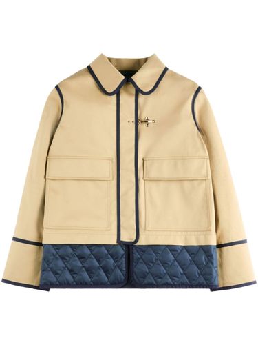 Fay Stretch Gabardine Caban Jacket - Fay - Modalova