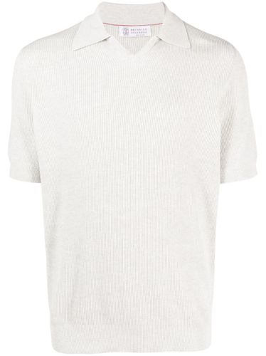 Cotton Polo Sweater - Brunello Cucinelli - Modalova