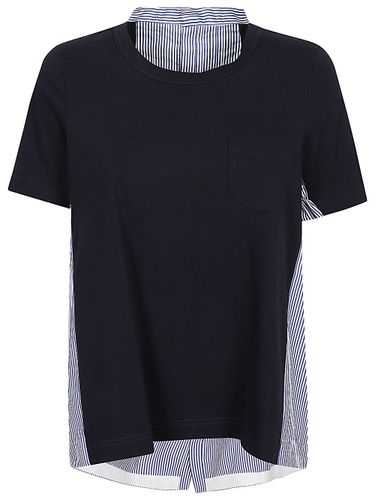 Sacai Cotton T-Shirt - Sacai - Modalova