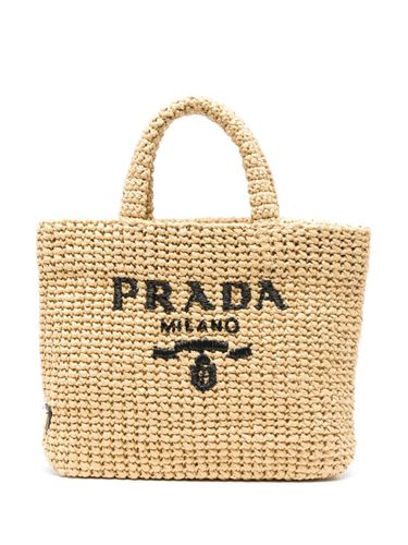 Prada Crochet Small Shopping Bag - Prada - Modalova