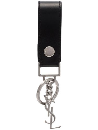 Monogram Leather Keyring - Saint Laurent - Modalova