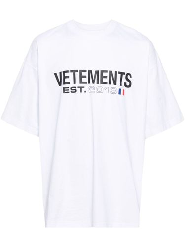 Vetements Logo Cotton T-Shirt - Vetements - Modalova