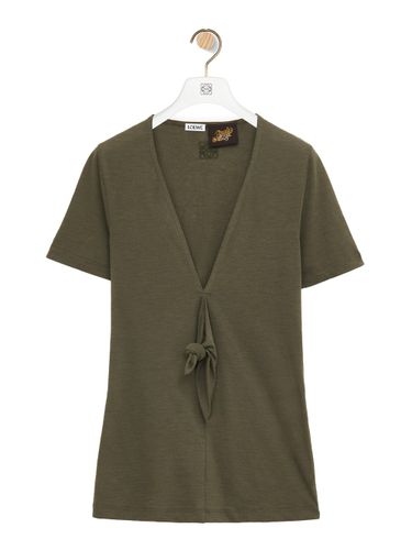 Cotton Blend T-Shirt - LOEWE PAULA'S IBIZA - Modalova