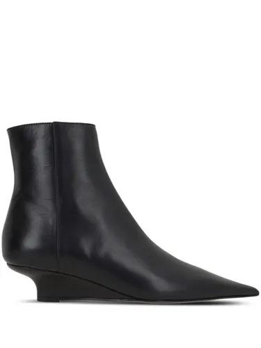 TOTEME Leather Heel Boots - TOTEME - Modalova