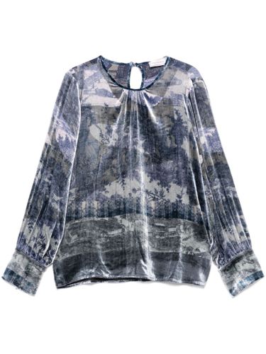 Silk Printed Blouse - Pierre Louis Mascia - Modalova