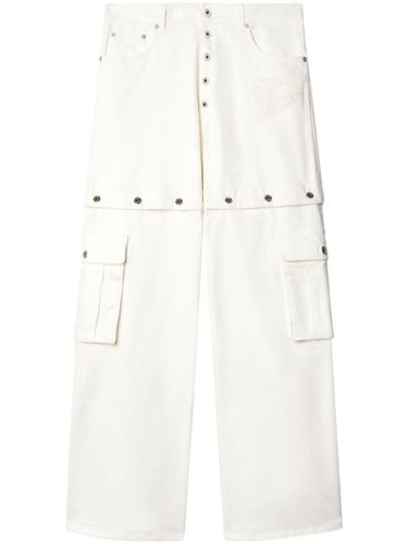 Off White Baggy-Fit Jeans With Logo - Off White - Modalova