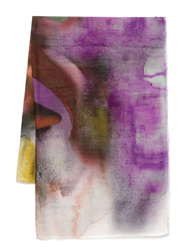 Faliero Sarti Flowers Printed Stole - Faliero Sarti - Modalova