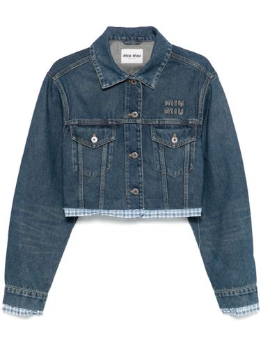 Miu Miu Denim Cotton Jacket - Miu Miu - Modalova