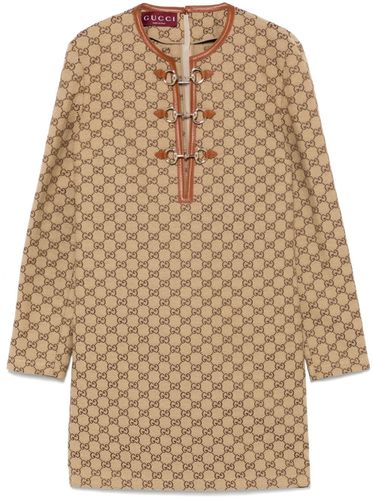 Gucci Gg Cotton Midi Dress - Gucci - Modalova
