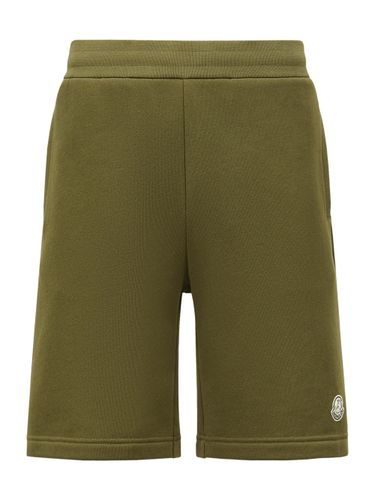 Bermuda Shorts In Fleece - MONCLER X MERCEDES BY NIGO - Modalova