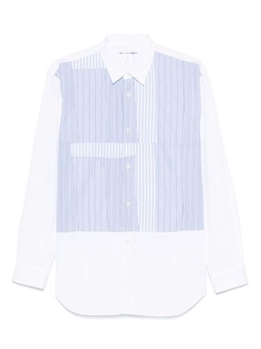 Shirt With Striped Detail - COMME DES GARÇONS SHIRT - Modalova