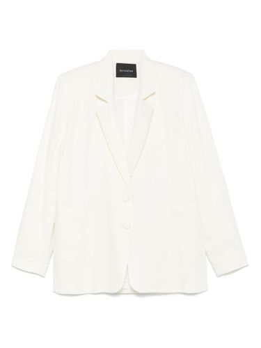 ACTUALEE Linen Blazer - ACTUALEE - Modalova