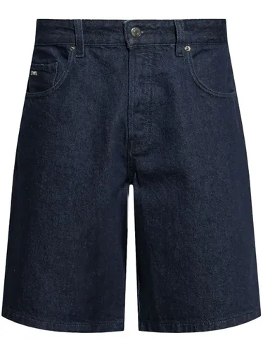 Denim Cotton Bermuda Trousers - Emporio Armani - Modalova