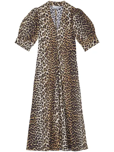 GANNI Organic Cotton Maxi Dress - GANNI - Modalova