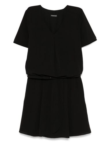 Emporio Armani Crepe Short Dress - Emporio Armani - Modalova