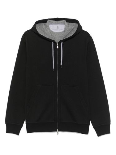 Cotton Zipepd Hoodie - Brunello Cucinelli - Modalova