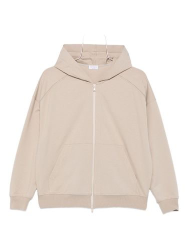 Cotton Zipped Hoodie - Brunello Cucinelli - Modalova