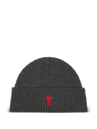 Ami Paris Ami De Coeur Wool Beanie - Ami Paris - Modalova