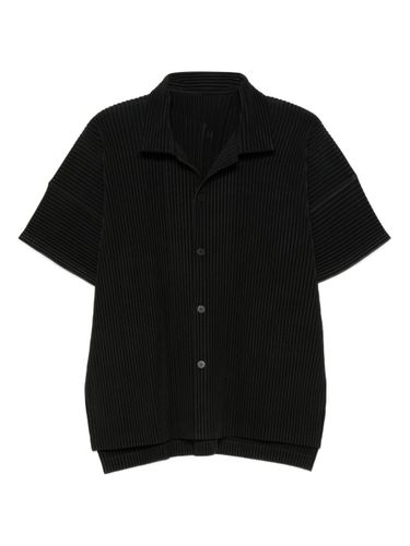 Pleated Polo Shirt - HOMME PLISSE' ISSEY MIYAKE - Modalova