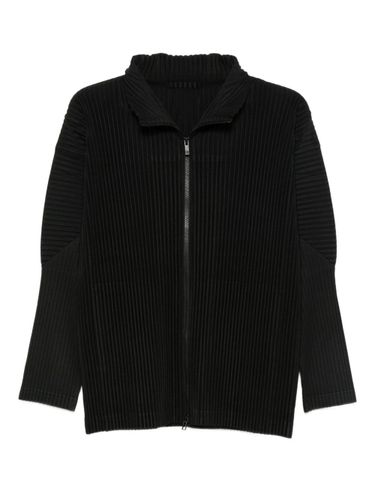 Pleated Zipped Shirt - HOMME PLISSE' ISSEY MIYAKE - Modalova
