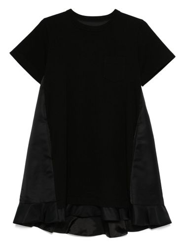 Sacai Cotton And Nylon Mini Dress - Sacai - Modalova