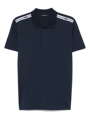 Logo Cotton Polo Shirt - Emporio Armani - Modalova