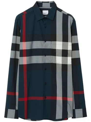 Burberry Check Cotton Shirt - Burberry - Modalova
