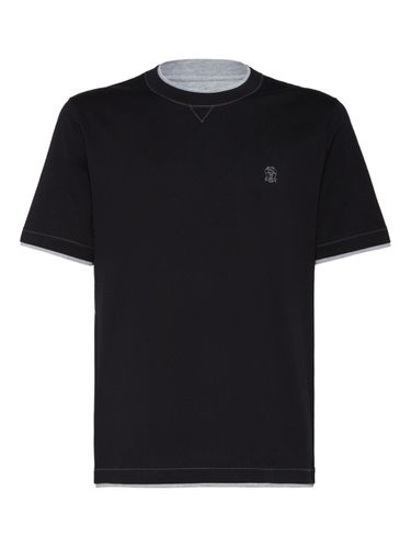 Logo Cotton T-Shirt - Brunello Cucinelli - Modalova