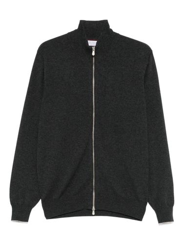 Cashmere Zipped Cardigan - Brunello Cucinelli - Modalova