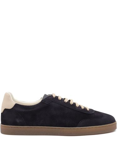 Suede Leather Sneakers - Brunello Cucinelli - Modalova