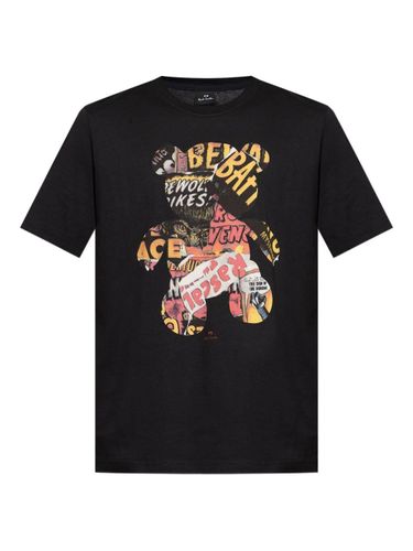 Teddy Print Cotton T-Shirt - PS PAUL SMITH - Modalova