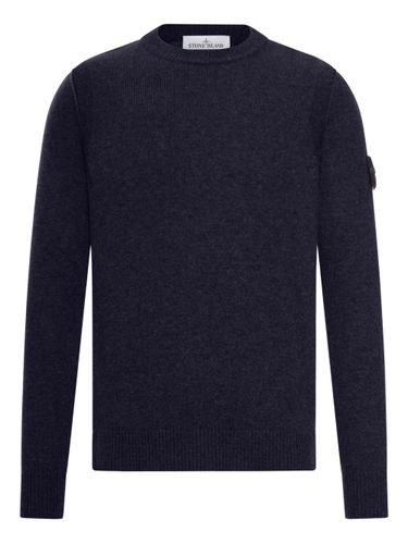 Stone Island Wool Crewneck Sweater - Stone Island - Modalova