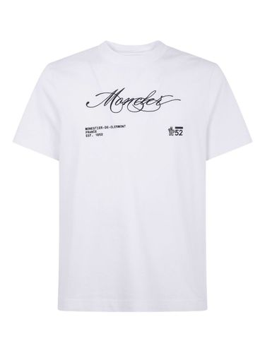 Moncler Logo Cotton T-Shirt - Moncler - Modalova