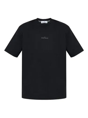 Archive Logo Cotton T-Shirt - Stone Island - Modalova