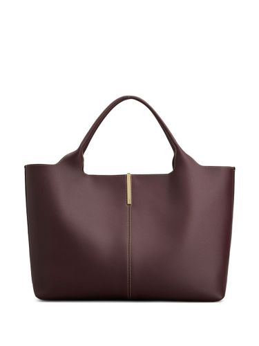 Tod's Medium Leather Shopping Bag - Tod's - Modalova