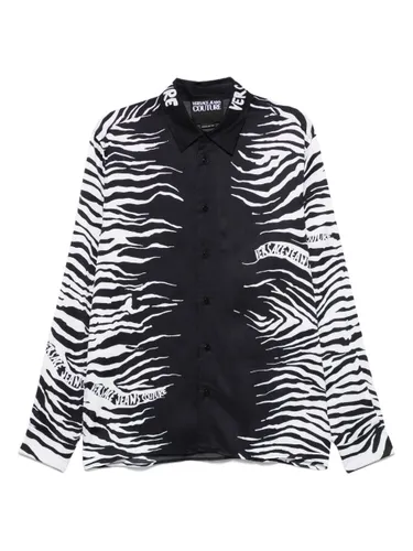 Shirt With Print - VERSACE JEANS COUTURE - Modalova