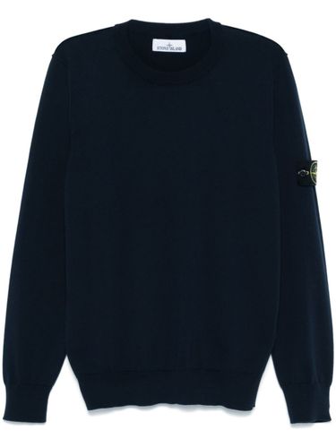 Sweatshirt With Compass Application - Stone Island - Modalova