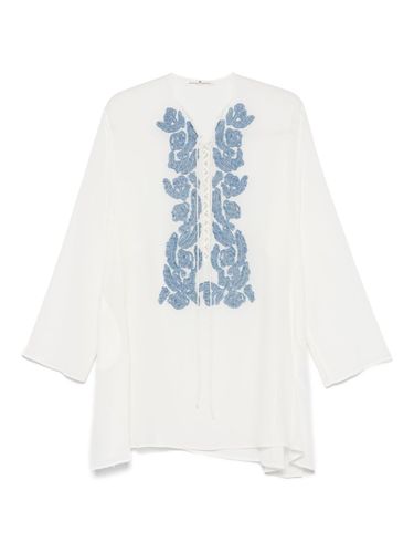 Embroidered Silk Kaftan - Ermanno Scervino - Modalova