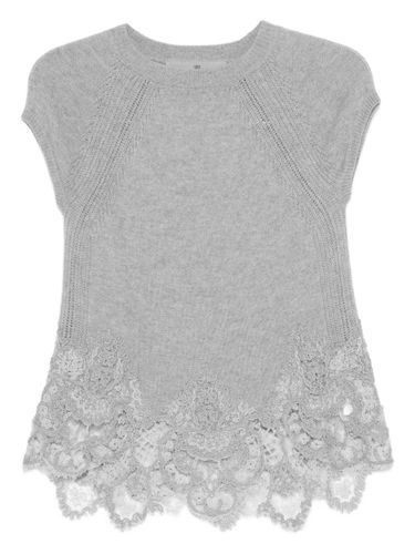 Ermanno Scervino Lace Cashmere Top - Ermanno Scervino - Modalova