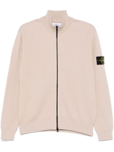 Zip-Up Knitted Sweatshirt - Stone Island - Modalova