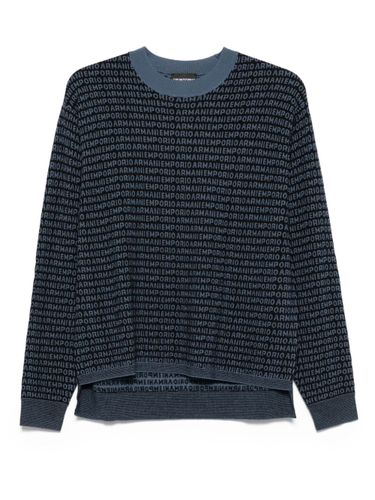 Emporio Armani Wool Crewneck Jumper - Emporio Armani - Modalova