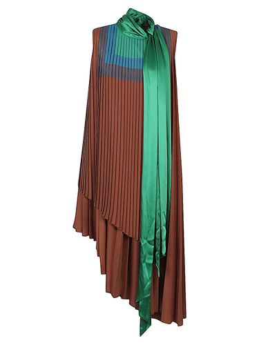 Loewe Pleated Asymmetric Dress - Loewe - Modalova