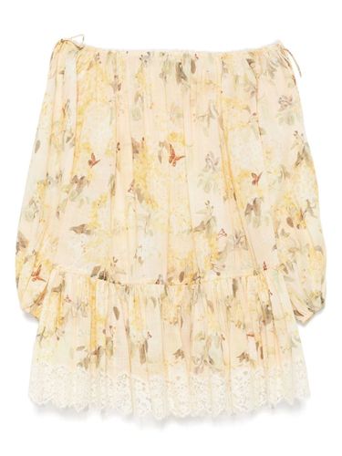 Cascadian Cotton Mini Dress - Zimmermann - Modalova