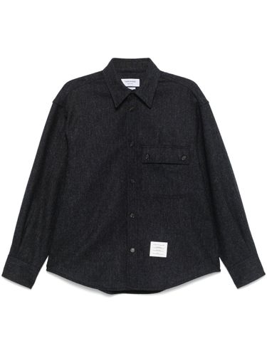Oversized Shirt In Tweed - Thom Browne - Modalova