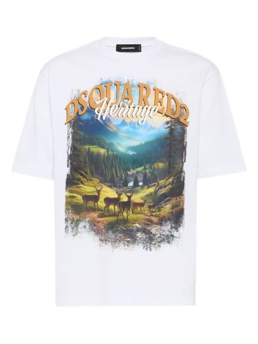 Dsquared2 Cotton T-Shirt - Dsquared2 - Modalova